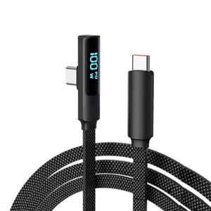 Apple 27WおよびAndroidデバイス用の新しい100W急速充電タイプCデータケーブルベントデザイン - Product Image 1