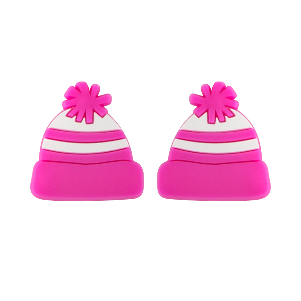 Hat Focal bead Fuchsia SA211