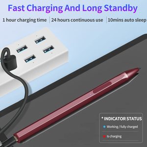 Smart Metal Laptop Touch Screen <strong>Pen</strong> Replacement Digital Tablet Graphics <strong>Pen</strong> for Microsoft Surface <strong>Stylus</strong> <strong>Pen</strong> Pro 8 for Lenovo HP - Product Image 2