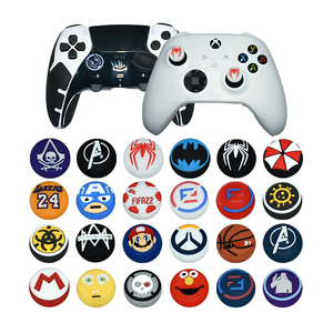 Xbox PS4 PS5 için denetleyici başparmak kavrama anahtarı Pro denetleyici Thumbstick oyun aksesuarları silikon kapak - Product Image 5