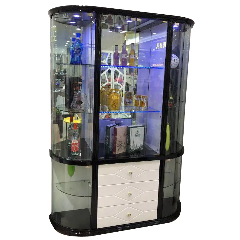 ModernワインバーLiving Room Furniture Partition Cabinet For Wine Display