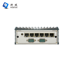 Eingebetteter Industrie computer Intel Celeron 5205U Windows 10 Linux Ubuntu 6 * I225V LAN 2 * RS232 COM lüfter loser industrieller Mini-PC - Product Image 2