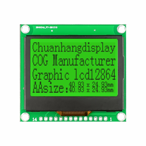 1.9 pollici Cog Display LCD 12864 produttore 128x64 ferro telaio modulo LCD porta seriale 128x64 ST7565 Display LCD fabbrica diretta