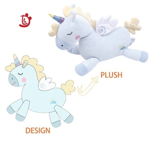 Üreticileri toptan hayvan peluş oyuncaklar sevimli unicorn kürk oyuncaklar özelleştirilebilir dolması hayvan çocuk oyuncakları - Product Image 4