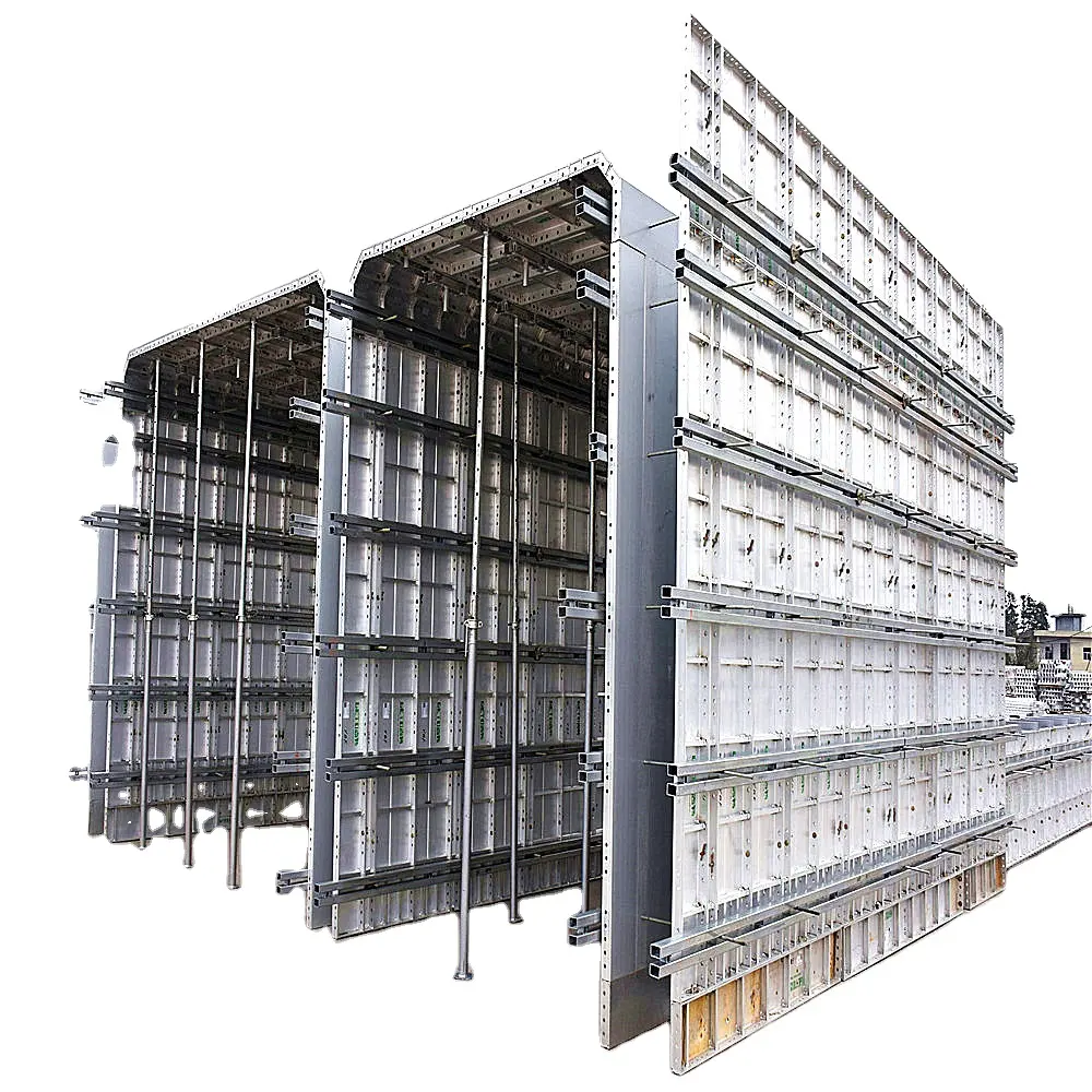 Dresseur de dominos en aluminium avec matériaux de construction, transparent, vente directe d'usine