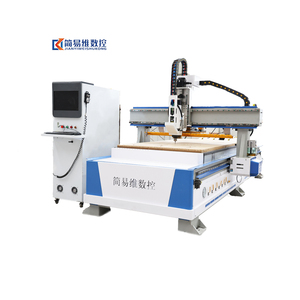 JYW-F12-1325数控刳刨机，带9千瓦主轴新ATC 1.5千瓦伺服电机，用于木雕Syntec控制系统，用于木家具 - Product Image 1
