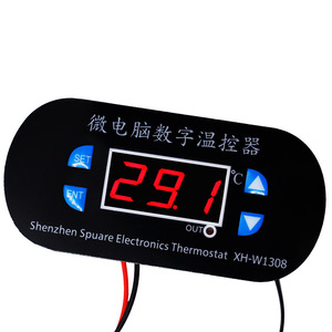 Sensor Digital de calor frío ajustable, interruptor de termostato con pantalla roja, XH-W1308, W1308, CA de 220V, CC de 12V - Product Image 2