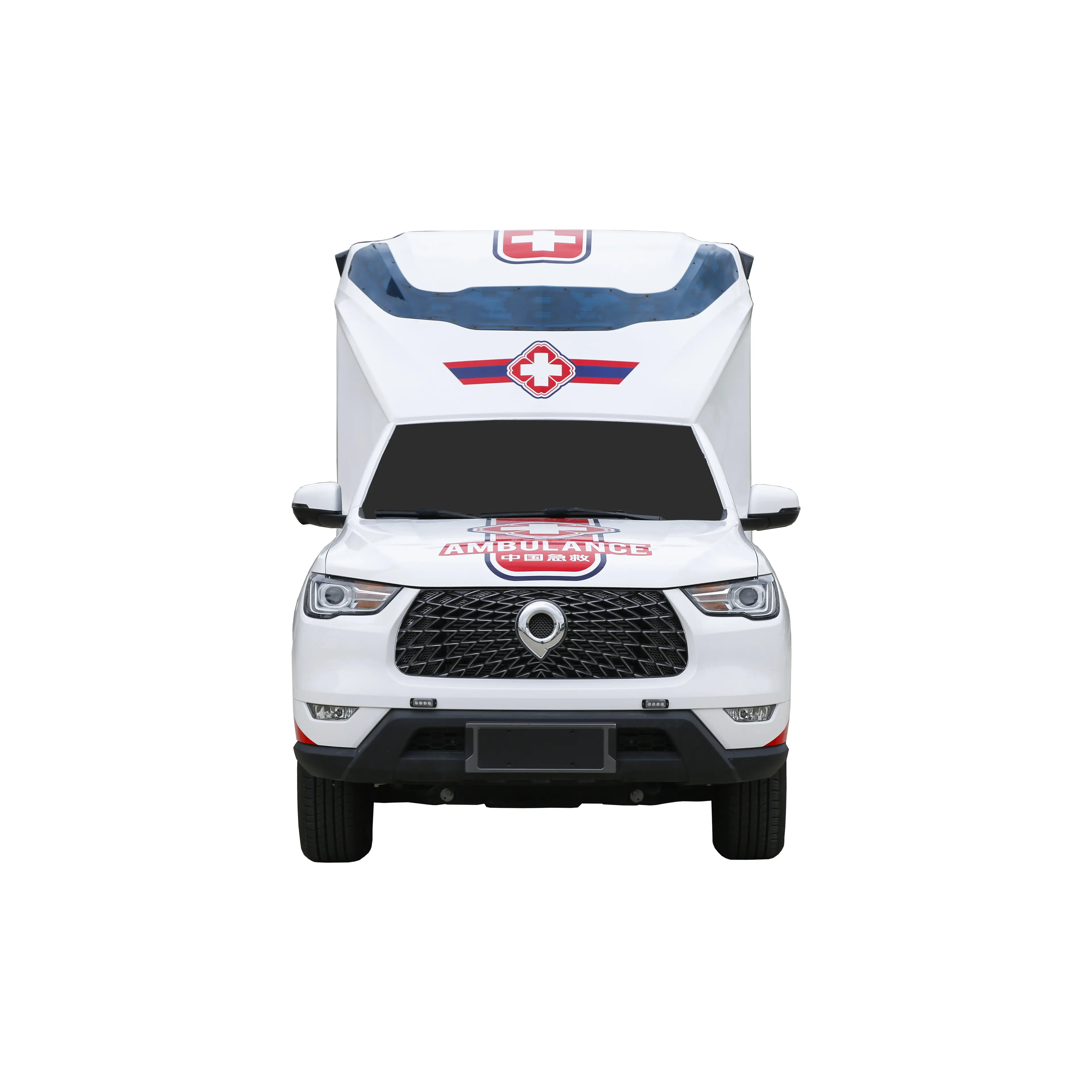 2024 nouveau Design Ambulance véhicule vente flambant neuf 4x4 grande muraille surveillance Service médical Ambulance voiture véhicule d'urgence