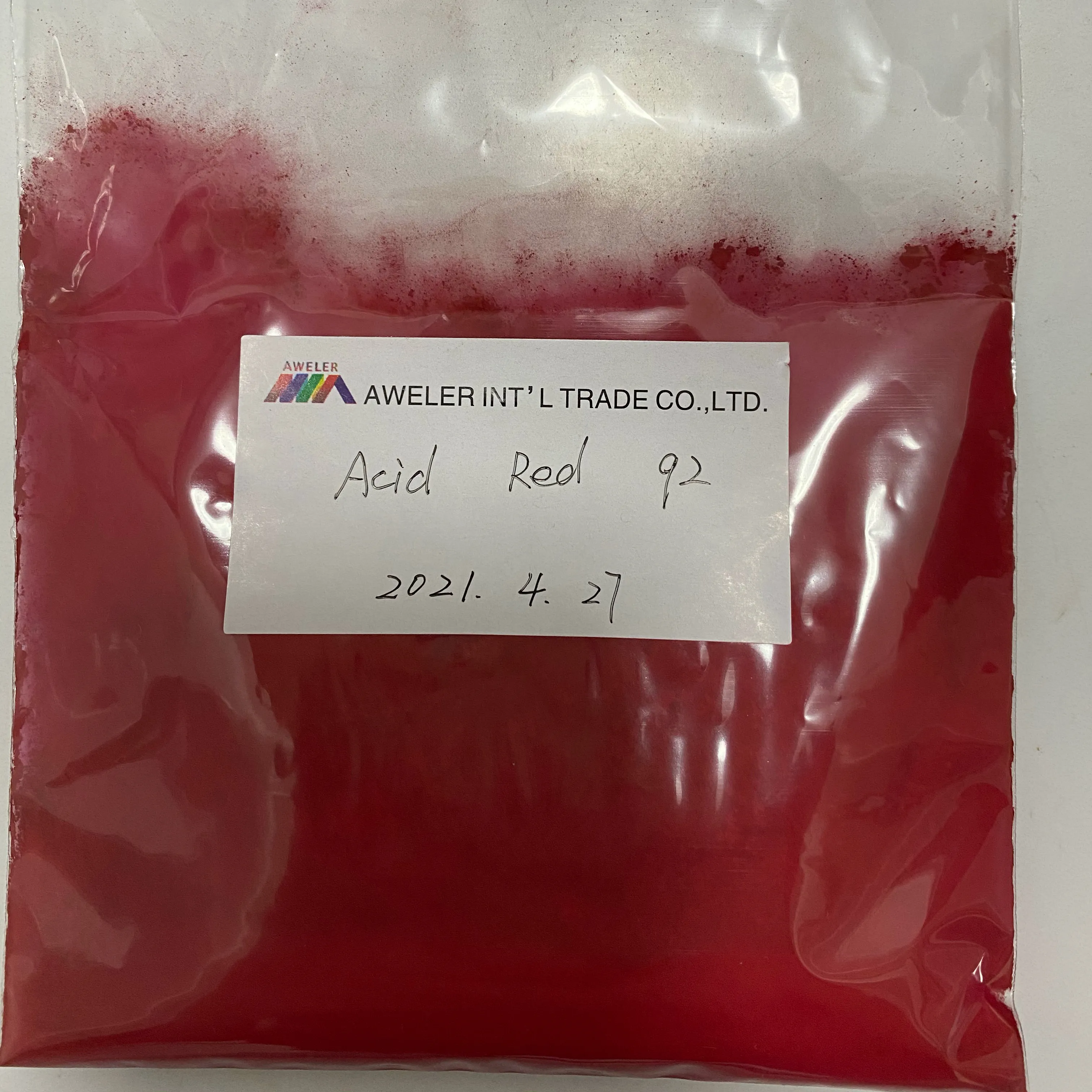 ÁCIDO Vermelho 92,CAS NO.18472-87-2 Fabric Acid Dye Pó Corantes ácidos Corantes têxteis