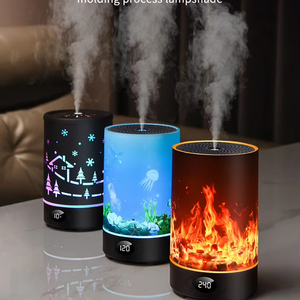 2025 Smart Tabletop Aroma Diffusor mit RGB Mood Lights Sleep Timer Luftbe feuchter mit ätherischen Ölen für das Home Office Relaxation Hotel - Product Image 2