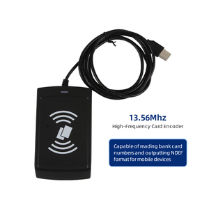 13.56Mhz Desktop RS232/USB RFID Contactless lettore di Smart Card ISO14443A/B ISO7816 ODM OEM lettore di schede di controllo accessi - Product Image 2