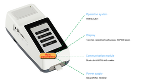Analyseur d'immunofluorescence vétérinaire portable Vetcheck H2-Diagnostic quantitatif rapide des maladies des animaux domestiques - Product Image 2