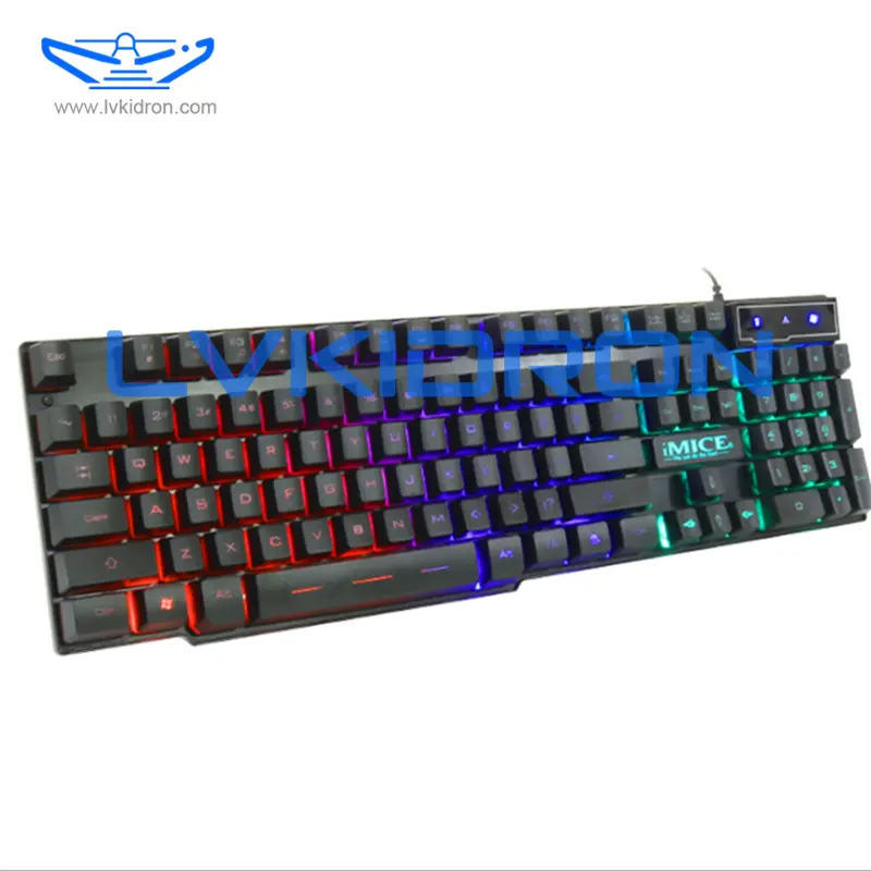 AK-600 mesa com fio 129 teclas led gaming, teclado, mouse e headset para ps4