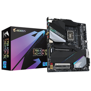 Das GIGABYTE Z790 AORUS TACHYON X-Motherboard unterstützt die Intel-CPU der Core-Serie der 14./13. Generation mit DDR5 128GB Speicher buchse - Product Image 1