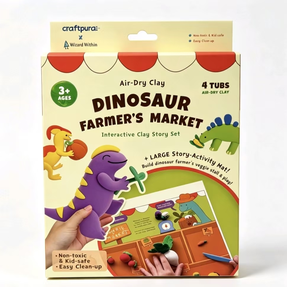 Marché de fermier des dinosaures