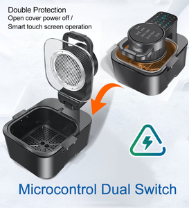 Digital air Fryer Oven <strong>Temperature</strong> <strong>Controls</strong> Broil Dehydrate More for Quick, Easy Meals Pressure Fryer Chicken Cooker <strong>Timer</strong> - Product Image 4