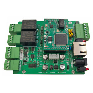 RS232/RS485 TCP/IP Ethernet a relé de 2 canales Controlador IO Protocolo MQTT Automatización industrial Módulo IO de hogar inteligente - Product Image 1