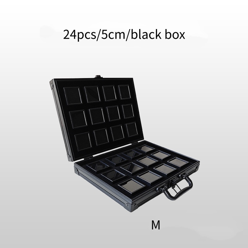 24 pièces/5cm NOIR + BOÎTE M