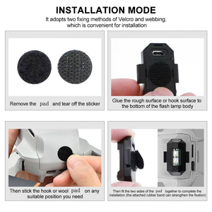 7 Colors DIY Parts Signal Indicator LED Flash Strobe <strong>Lights</strong> Touch Control USB Charging RGB Lamp Drone Night Warning Signal <strong>Light</strong> - Product Image 6
