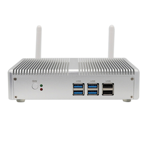 Mini servidor sin ventilador para el hogar, ordenador de escritorio de bajo coste, pc de 12v, Intel core i3 7100u i5 7200u DDR4 4K HTPC - Product Image 6