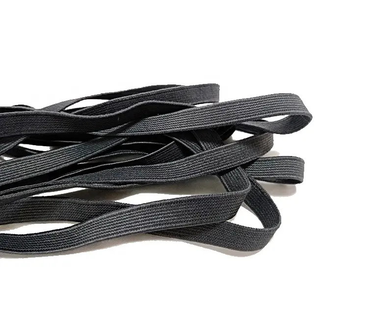 10mm tejida cinta elástica banda elástica plana para equipaje/caso/Accesorios