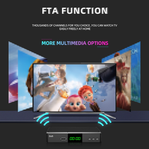 Decodificador personalizado OEM, receptor DVB T2 FTA, decodificador H.265 compatible con MPEG4 LAN, 10 bits, WIFI, EPG, PVR, función DVB T2, decodificador BPX. - Product Image 3