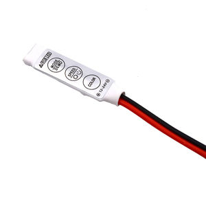 Мини светодиодный контроллер DC 12 В 24 В 12А RGB 3-канальный PWM-сигнал Диммер модуль 3 кнопки для 5050 2835 3535 3014 красочная световая лента - Product Image 3