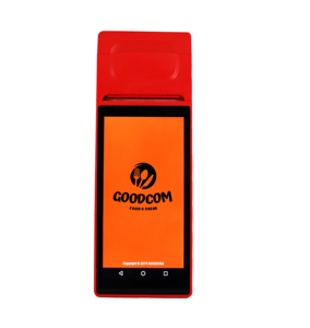 Goodcom Android 7.1ハンドヘルドPOS端末AndroidPOSハンドヘルドモバイルPOSシステム (レシートプリンター内蔵) - Product Image 1