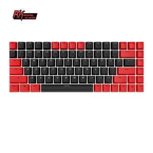 Royal Kludge RK84キーゲーマーグルメパープルロシアインジェクションダブルショットptbキーキャップpbtメカニカルキーボード