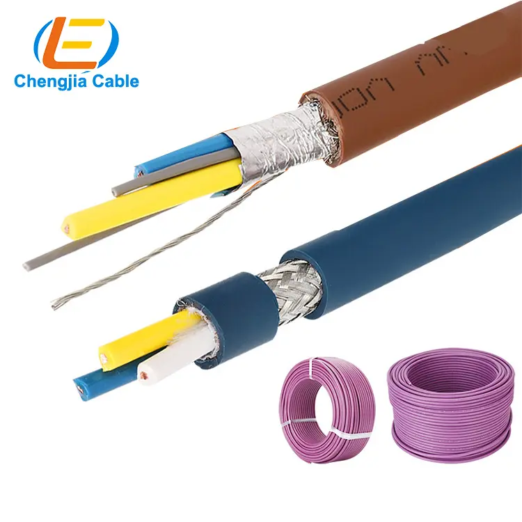 3 * 20AWG CC-LINK Cable de comunicación gato 5e Ethernet de cable Flexible TRVVP protección 20AWG Flexible autobús alambre F ANC-10SBH