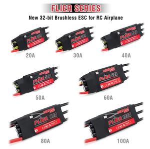 Sorpassa HOBBY flyer 20A 30A 40A 50A 60A 80A 100A Brushless ESC Speed Controller BEC 2-6S per aerei RC elicottero quadricottero - Product Image 2
