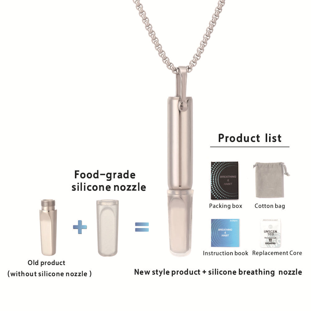 Steel color silicone mouth
