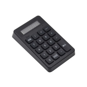 Tastiera numerica con numero Wireless 2.4 GHz ricaricabile personalizzata a 19 tasti con Display a LED