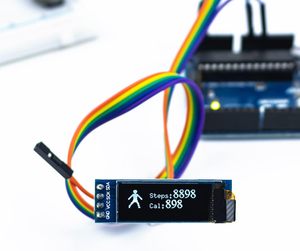 0,91 Zoll I2C OLED-Anzeige modul DC 3,3 V ~ 5V IIC-Bildschirm Himbeer-PI-kompatible E-Paper-Module im Verkauf - Product Image 3