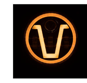 Süper parlak 60W 7 inç yuvarlak LED far V açı göz DRL dönüş sinyali Led far Fit için Jeep Wrangler Harley - Product Image 5