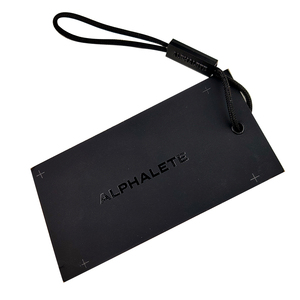 Directo de fábrica Suministro personalizado Etiqueta de logotipo Etiquetas de precio Pegatinas Botones Etiqueta Colgante con cadena de medallas para impresión de ropa - Product Image 4