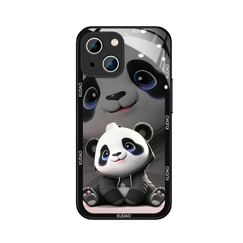 IPhone 14131211 के लिए उपयुक्त Kaihaoqi प्यारा चीनी पांडा श्रृंखला अनुकूलन फोन के मामले में