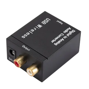 Convertidor de Audio DAC estéreo 3,5 MM Jack RCA amplificador decodificador Digital a analógico fibra óptica señal Coaxial a analógico - Product Image 5