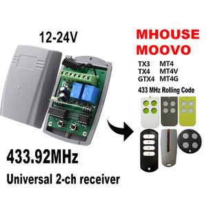 SMG-822 universale cancello del Garage ricevitore 2CH 433.92Mhz telecomando interruttore 433MHz ricevitore per Multi marca - Product Image 2