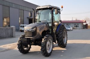 中国著名拖拉机75HP 90HP EPA拖拉机，带前装载机/托盘叉/功能四合一铲斗 - Product Image 3