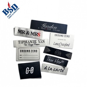 <strong>Custom</strong> Private Design Neck <strong>Label</strong> Size Tag Woven <strong>Label</strong> Care <strong>Label</strong> for Clothing