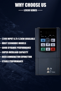 LC630 Series 220V or 380V 1or <strong>3</strong> <strong>Phase</strong> <strong>Input</strong> to 3phase <strong>Output</strong> Inverter Driver 1.5kw 7.5kw 2.2kw Low Voltage <strong>VFD</strong> Converter Drive - Product Image 4