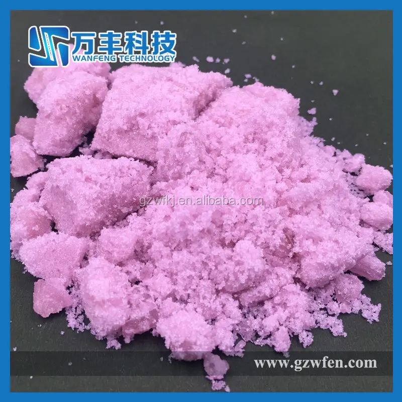 Hoge Zuiverheid Roze Neodymium Chloride Kristal Te Koop Neodymium Chloride