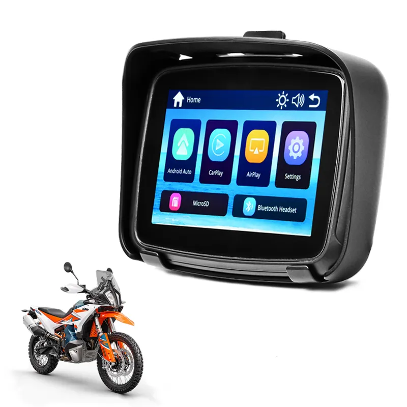 FODSPORTS C5 5 Polegada Impermeável Motocicleta Navegador Externo Touch Screen Carplay Motocicleta Gps Navigator