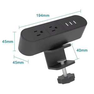 Presa di corrente da scrivania a basso prezzo all'ingrosso prese di corrente Multi-spina con porta Usb
