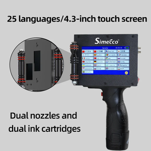 5cm Handheld-Tinten strahl drucker mit großem Zeichen Tragbares Muster LOGO-Etikettencodierer-Druckmaschine Lösungsmittel Schnellt rocknend - Product Image 4