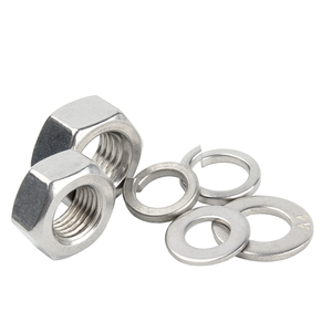 六角ナットAISI 321 304ステンレス鋼プレーン仕上げ六角フルナットDIN 934 <span class=keywords><strong>M3</strong></span> M4 M5 M6 M8 x 1.25 M10 M12 GB6170