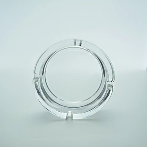 Özel Logo yuvarlak taşınabilir sigara kül tutucu cam cep puro küllük araba banyo yemek odası - Product Image 2