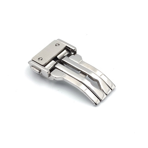制造商高端定制橡胶皮革潜水表带展开扣 - Product Image 5