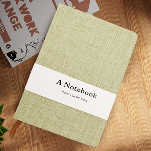 Hardback A5 Business Size Recipe Planner Recycled Paper Grid Bulk <strong>Notebooks</strong> with Custom Title - Product Image 2